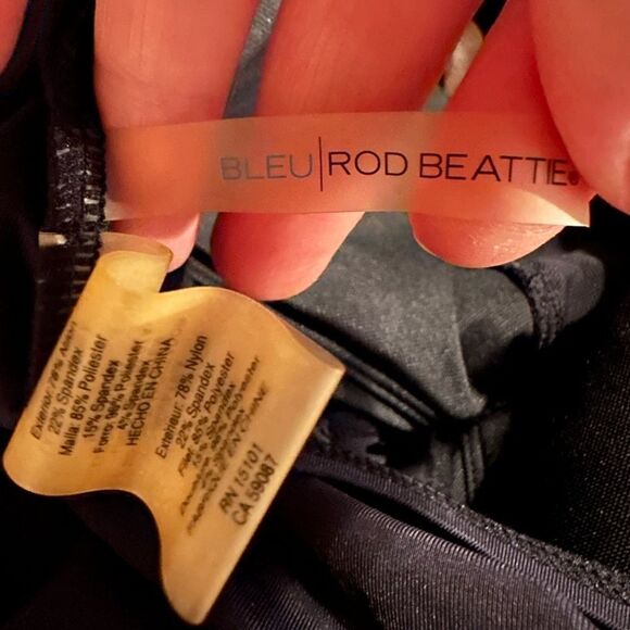 Bleu Rod Beattie Swimsuit Meshing Around Asymmetrical Mio Woman’s Size 10 - Picture 7 of 8